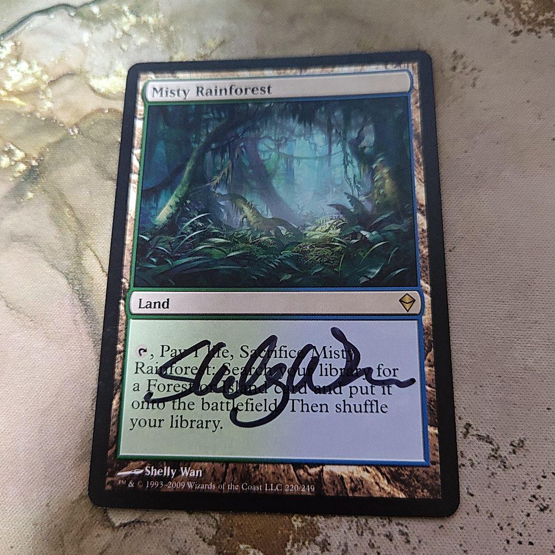 MtG 霧深い雨林 ZEN雨林 1枚