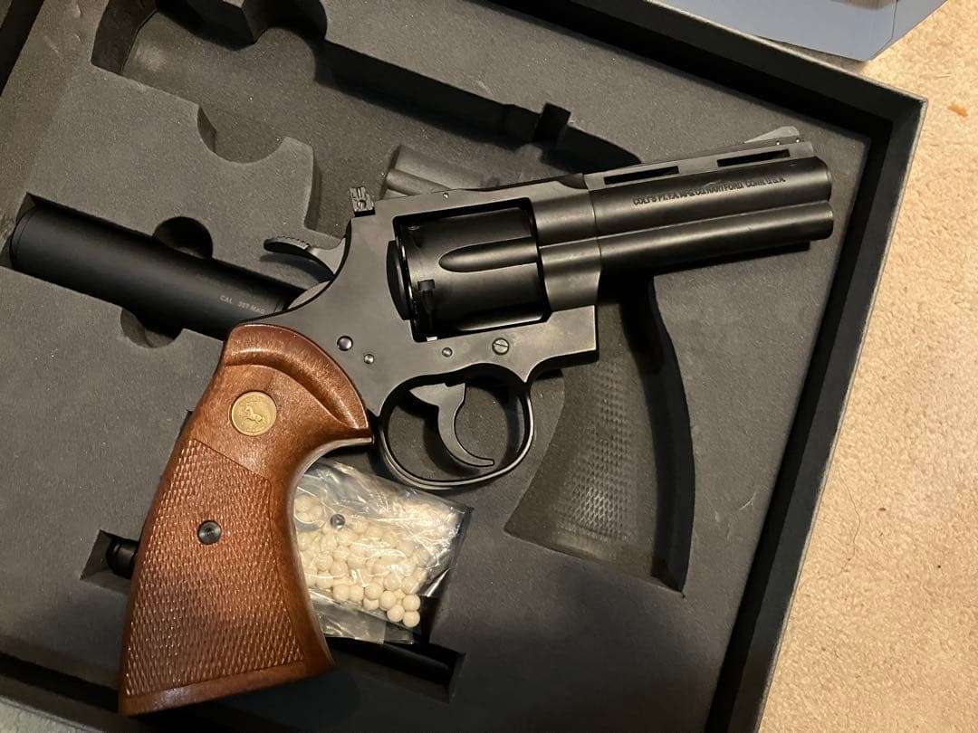 タナカ 競技用エアソフトガン コルトパイソン 冴羽モデル シティーハンター