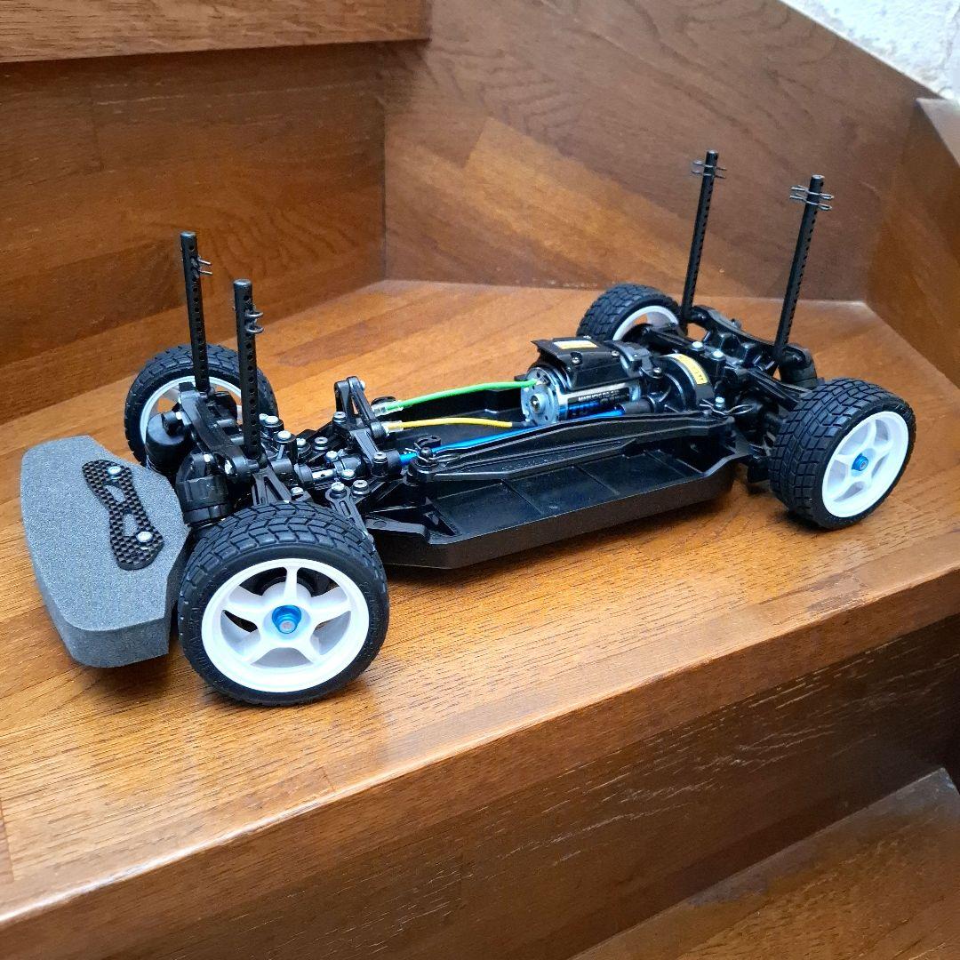 タミヤ T T 0 2 シャーシ　 組み立て完成品