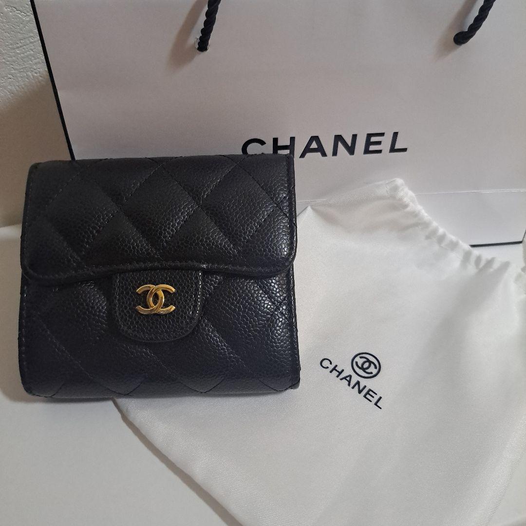 ☆CHANEL☆ノベルティ★ブラック キルティング 財布