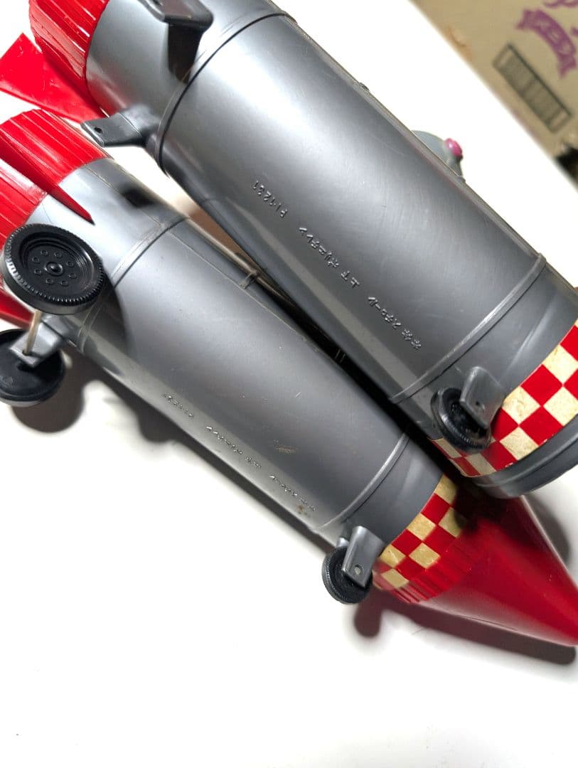 ペコちゃん ロケットカー 不二家 昭和レトロ ビンテージ ソフビ人形 当時物２品