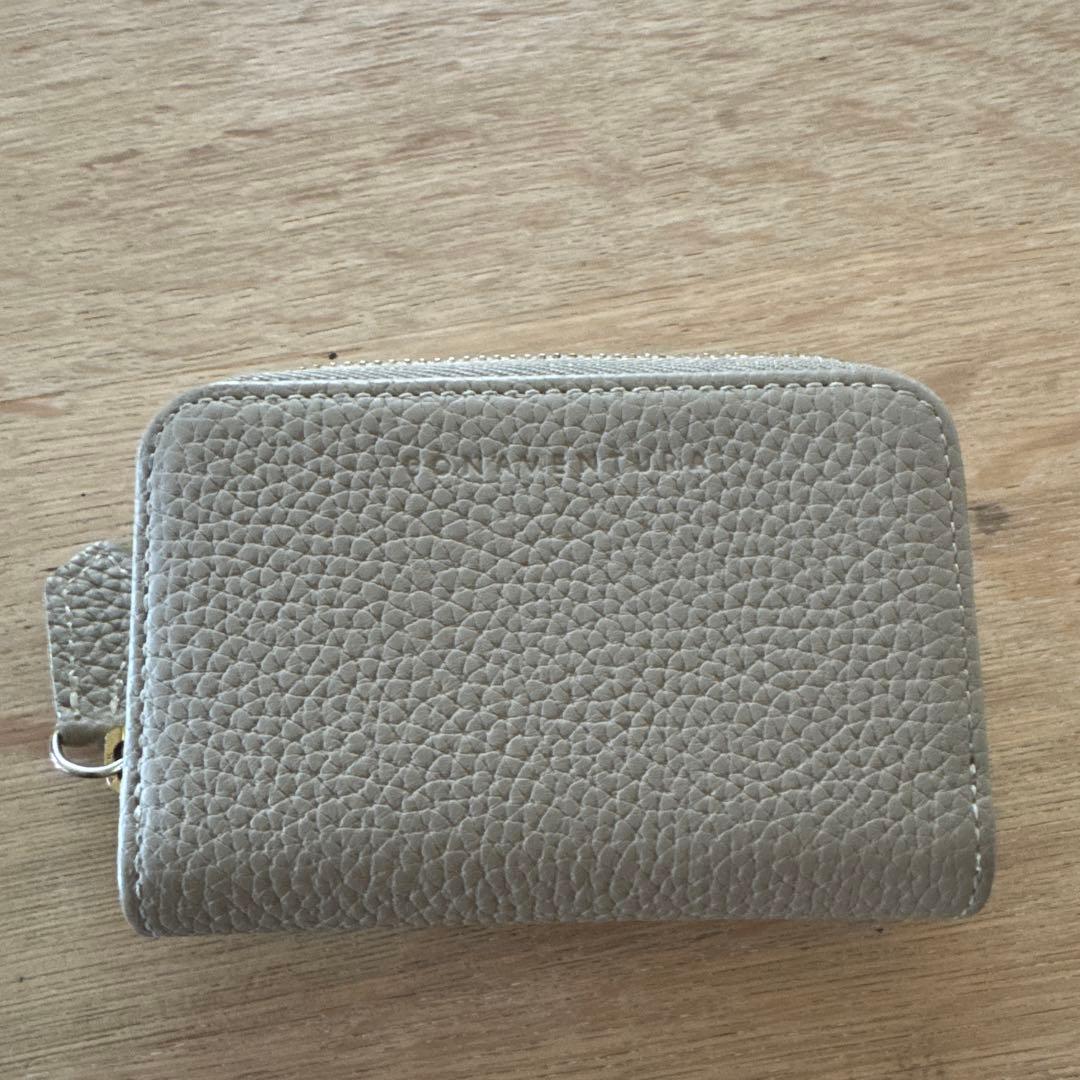 お値下　ボナベンチュラ ミニキーウォレット　グレージュ　ピンク