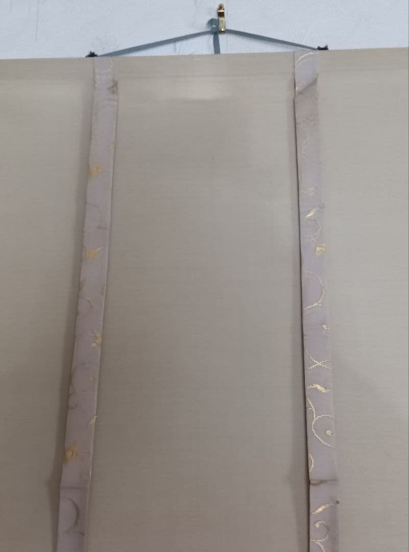 結城素明　題名矢車草　伊勢丹美術部シールあり