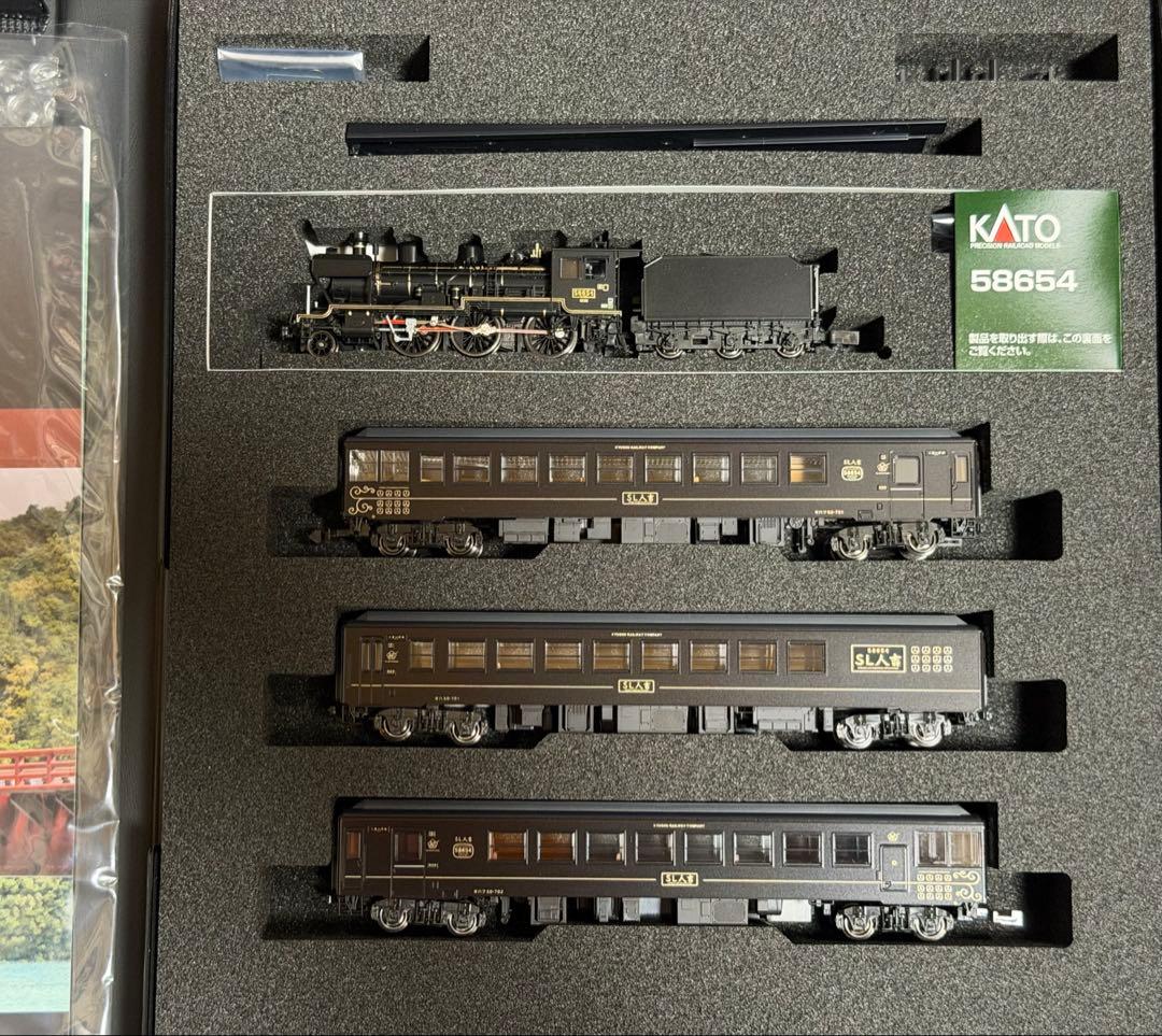 新品未使用 KATO 10-1727 58654+50系 SL人吉 4両セット