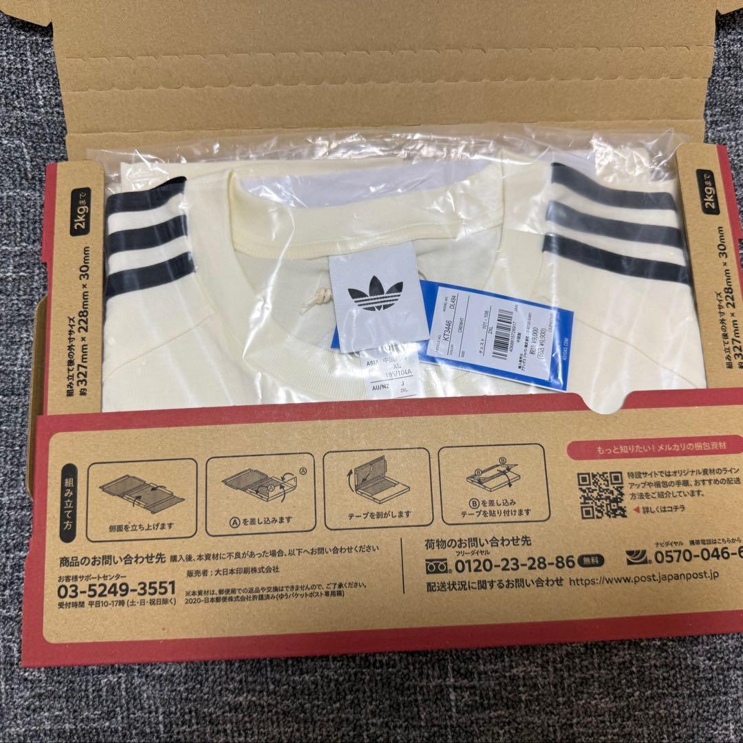 正規品 2XL adidas × oasis Tシャツ 新品 タグ付き ホワイト