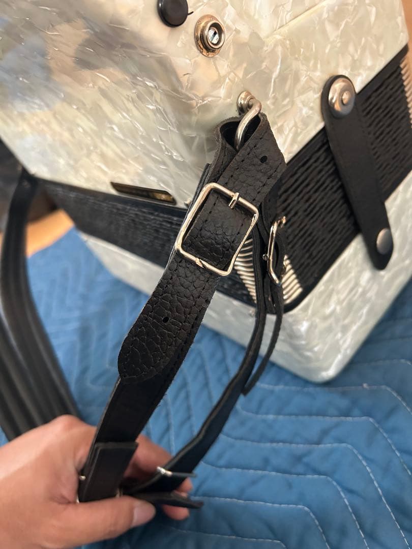 TOMBO アコーディオン J261 ホワイト 希少