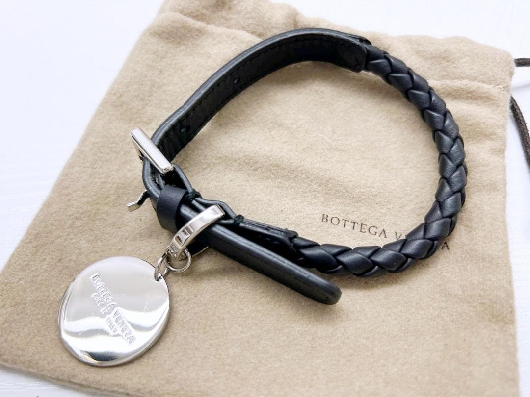 ほぼ未使用　美品　ボッテガヴェネタ　イントレチャート　ドッグカラー　首輪