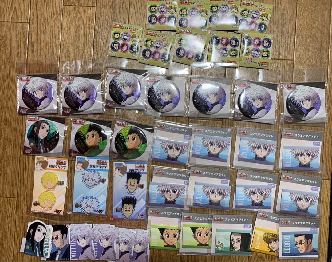 HUNTER×HUNTER　グリッター缶バッジ　和紙缶バッジ