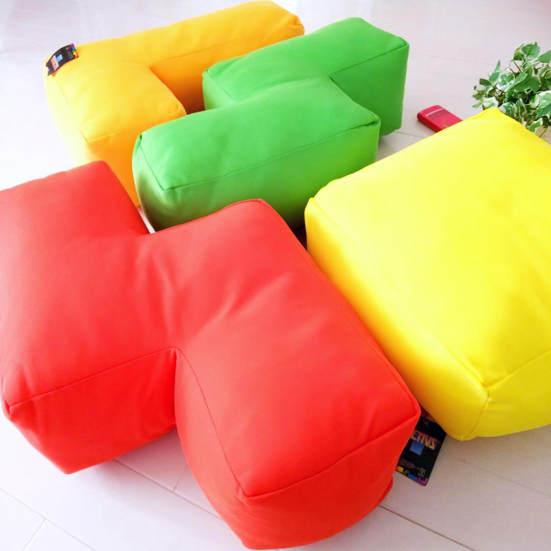 レア 超デカ新品 テトリス メガジャンボクッション 4種 ぬいぐるみ 平成レトロ