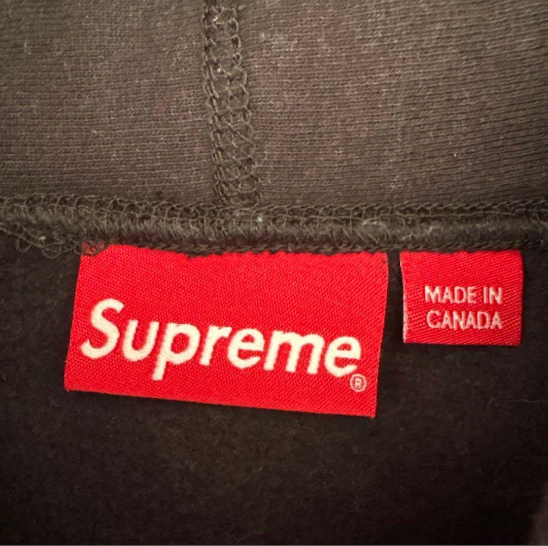 Supreme クロスロゴパーカー 黒
