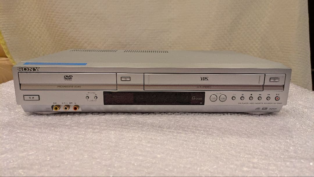 ソニーDVDプレーヤー/VHSビデオカセット一体型レコーダー　SLV-D393P