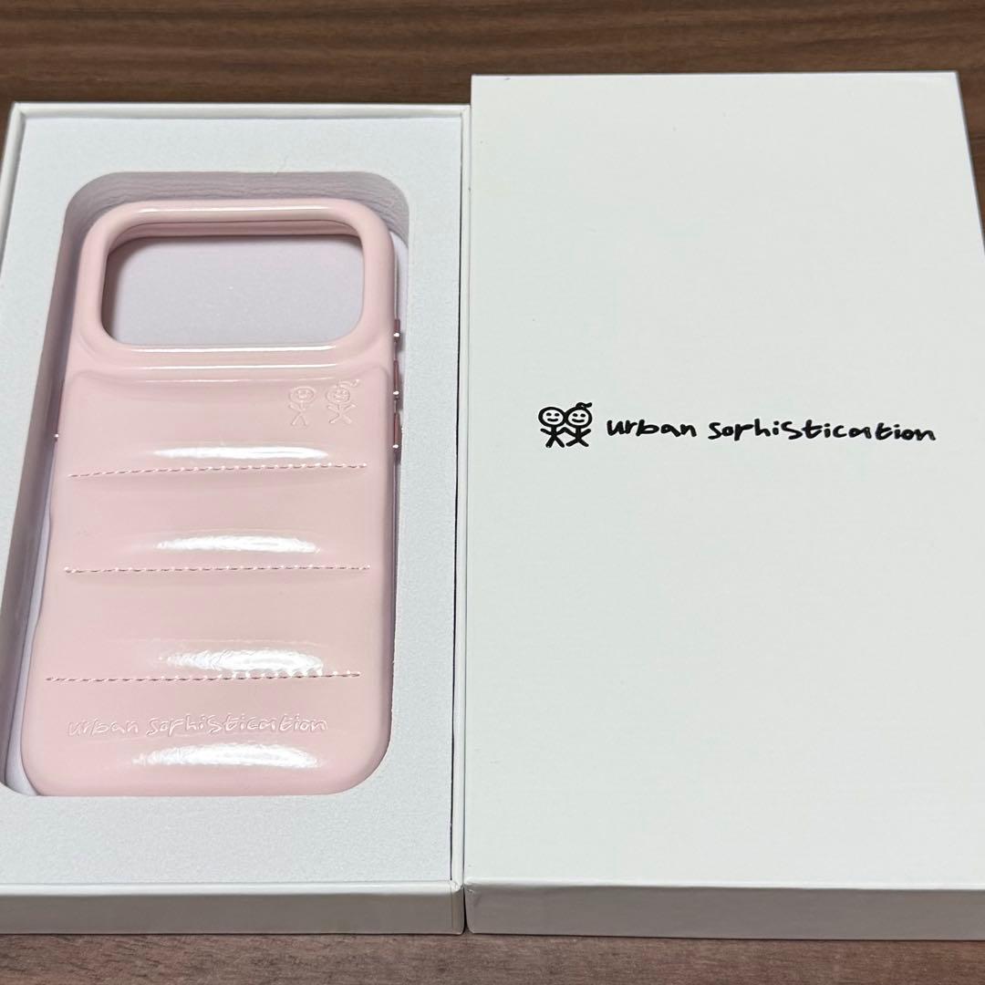 Urban Sophistication iPhone17proケース ピンク