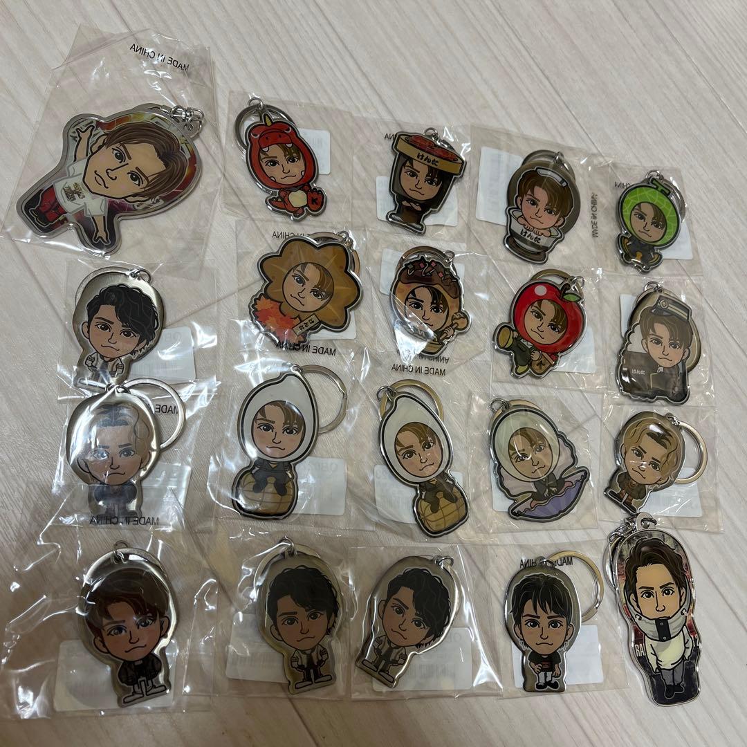 神谷健太メタルキーホルダー セット