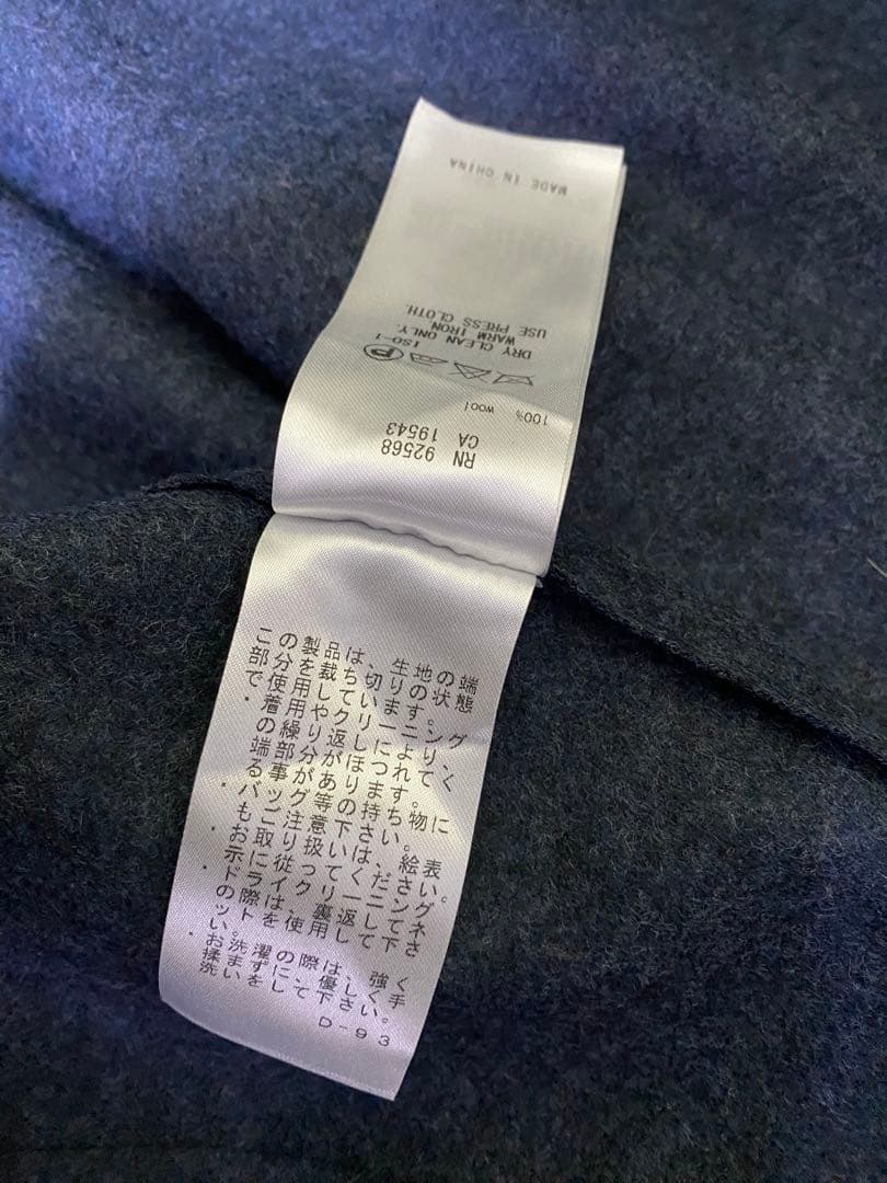 ダークグレー ジレ　ノースリーブジャケット