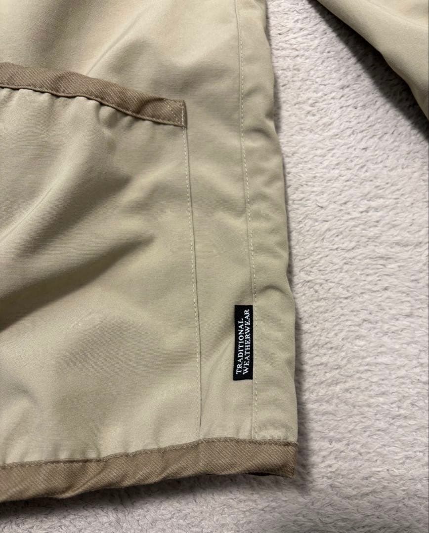 トラディショナルウェザーウェア ジャケット 薄手 衿コーデュロイ ベージュ 38