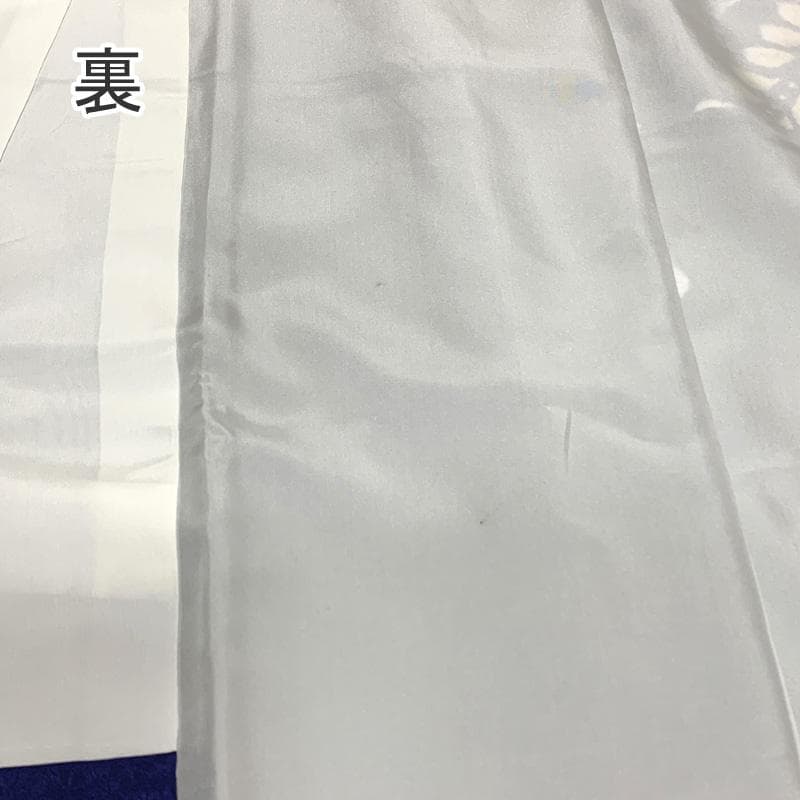 410z8〇京都きもの友禅 徳永正峰 高身長な方にも ラメ振袖 辻が花絞り染め〇