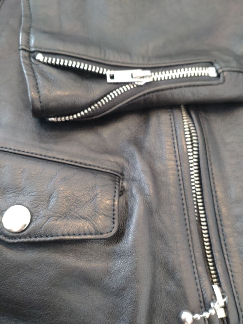 K*j様 HYSTERIC GLAMOUR ブラックレザー　シングルライダース