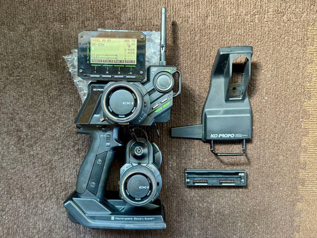 れ*ん様 KO PROPO EX-1 Ver.3 他プロポ部品＋各種シャーシ ミ