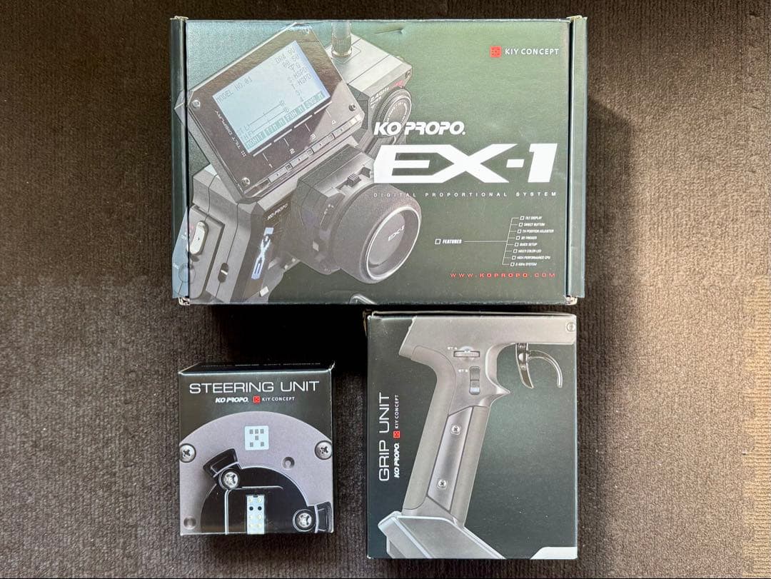 れ*ん様 KO PROPO EX-1 Ver.3 他プロポ部品＋各種シャーシ ミ