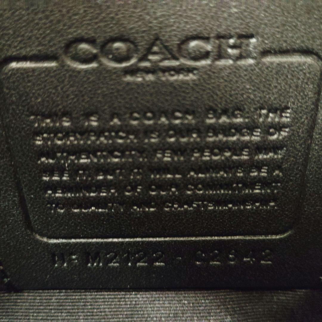 COACH 黒 レザートートバッグ