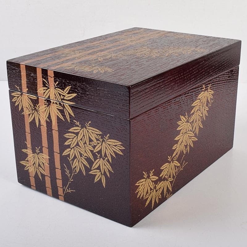 eyeknow74 　利休茶箱　棗　茶碗　八点一式　仕覆付　V　R7661