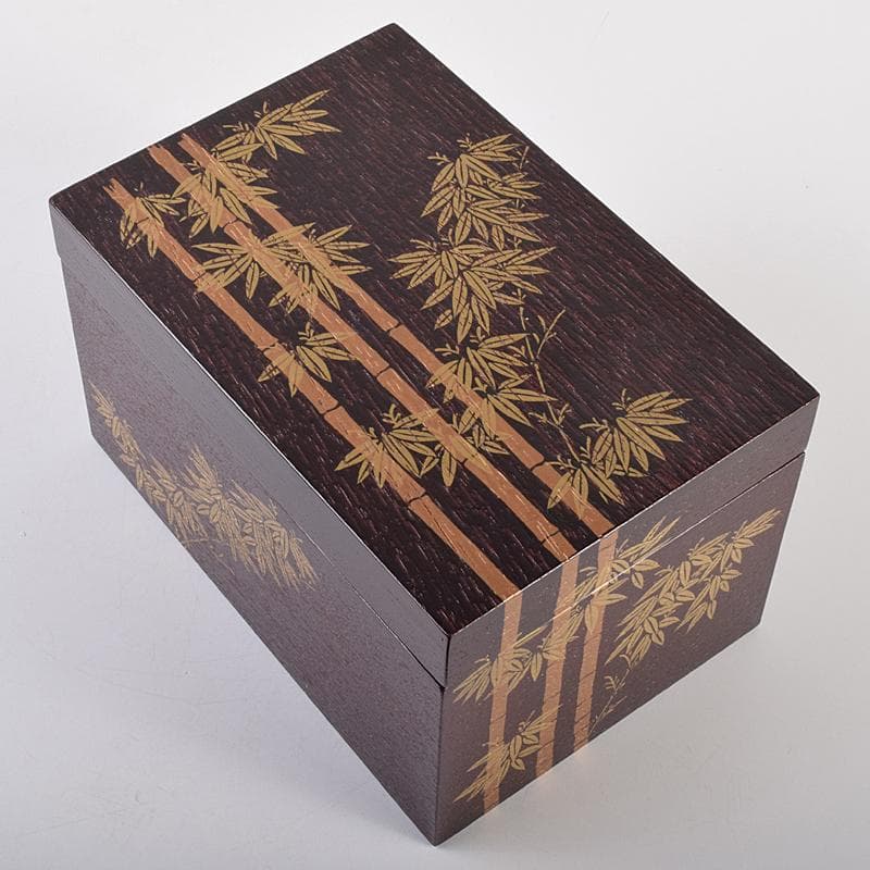 eyeknow74 　利休茶箱　棗　茶碗　八点一式　仕覆付　V　R7661