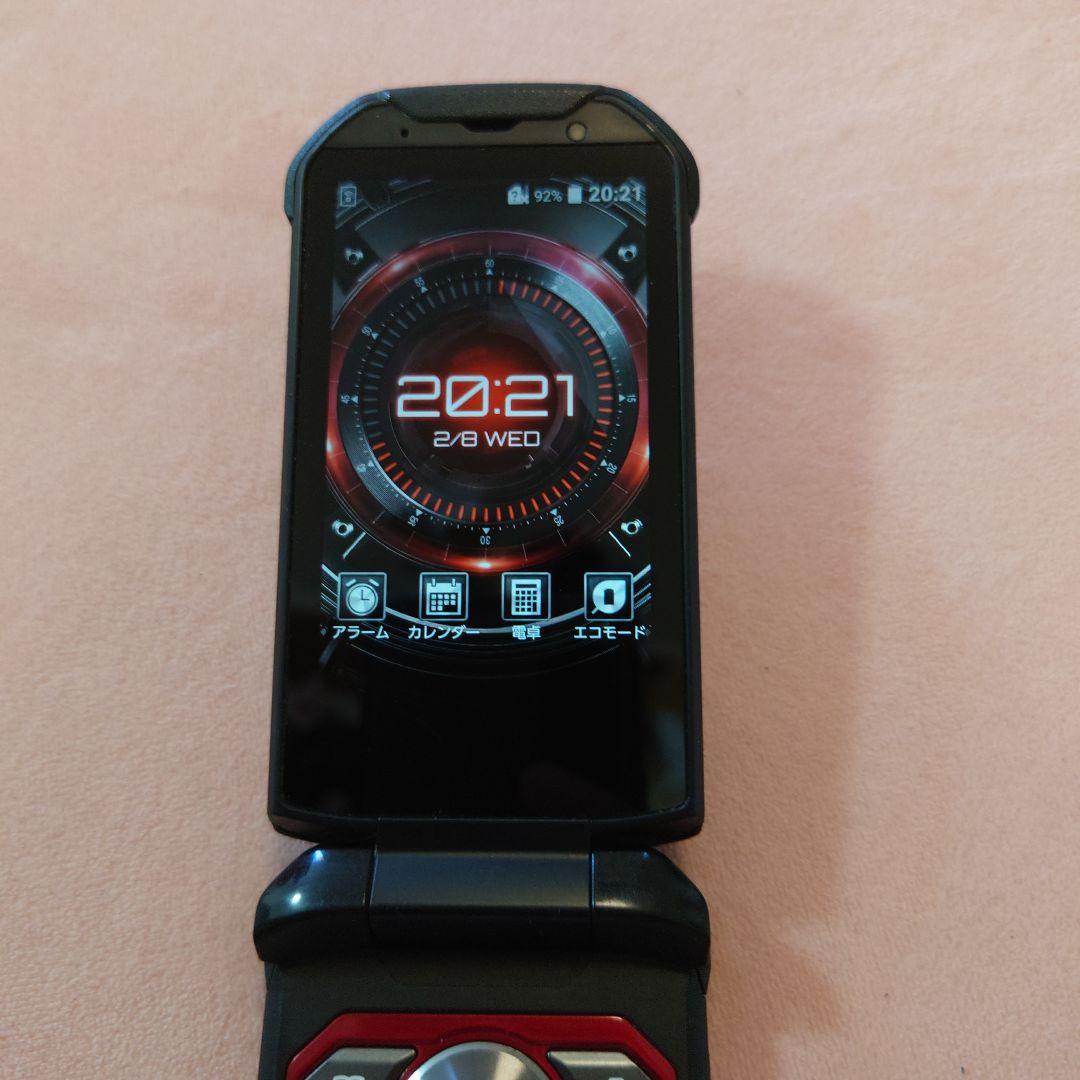 KYF33 au 充電器セット レッド