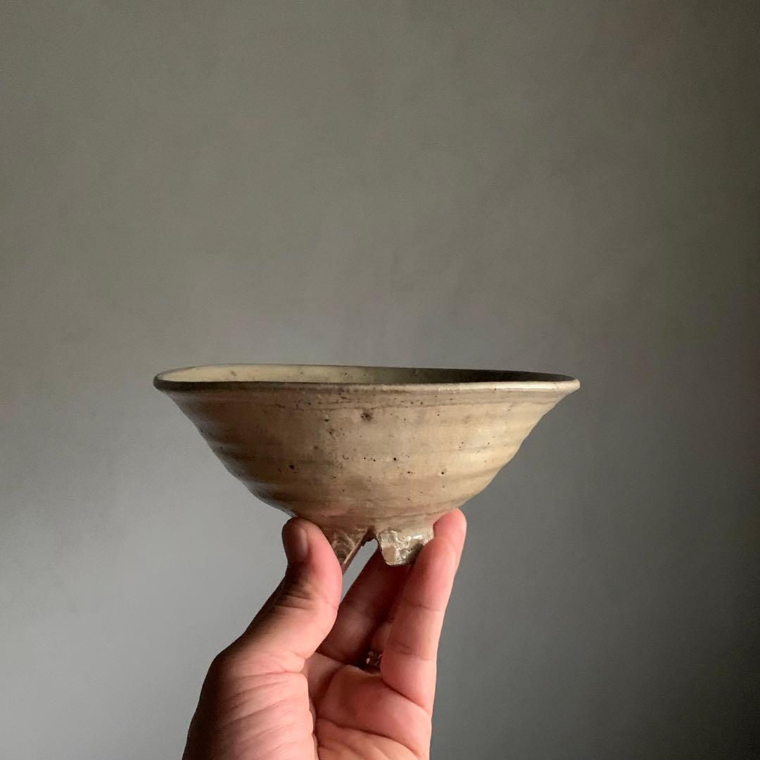 古萩 茶碗 江戸時代 茶道具 古道具 古美術 アンティーク 萩焼