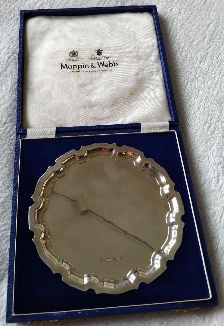 Mappin & Webb Silver Salver シルバートレイ