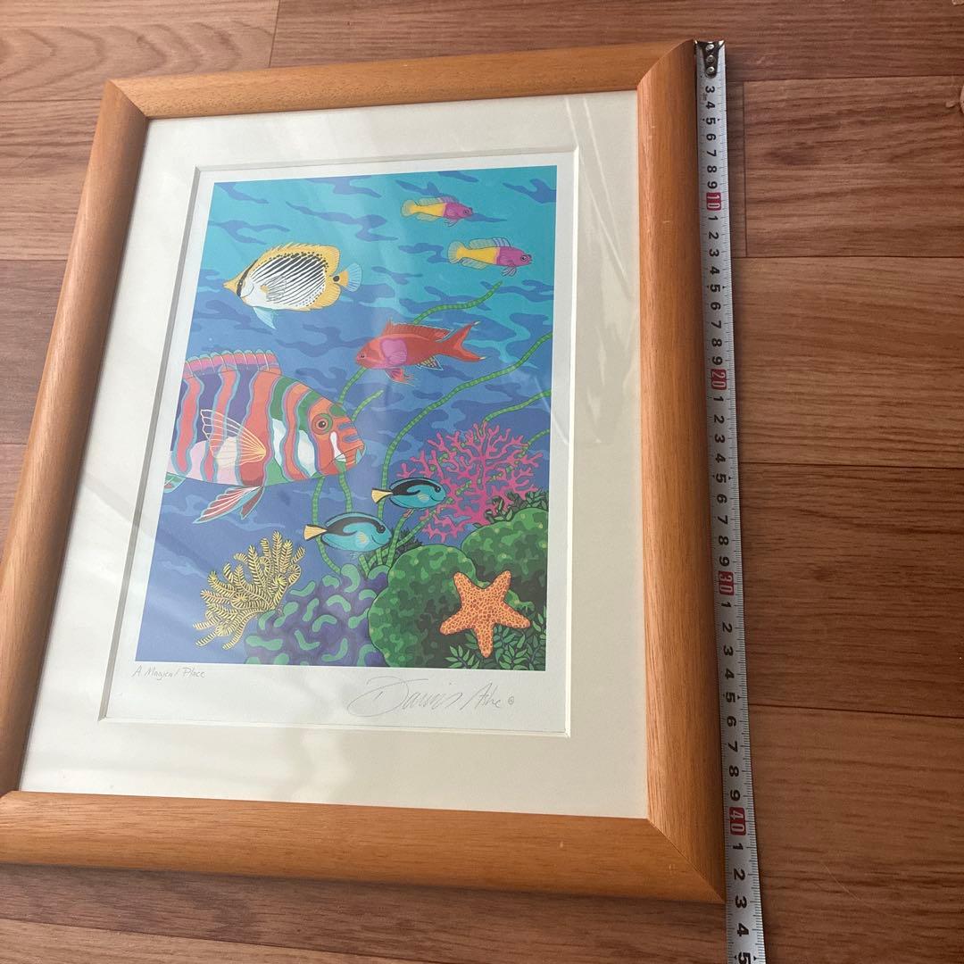 貴重　本人サイン David Ashe シルクスクリーン