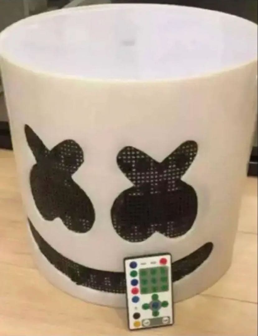 マシュメロ LED 電飾 マスク 被り物 edc フェス　EDM ハロウィン