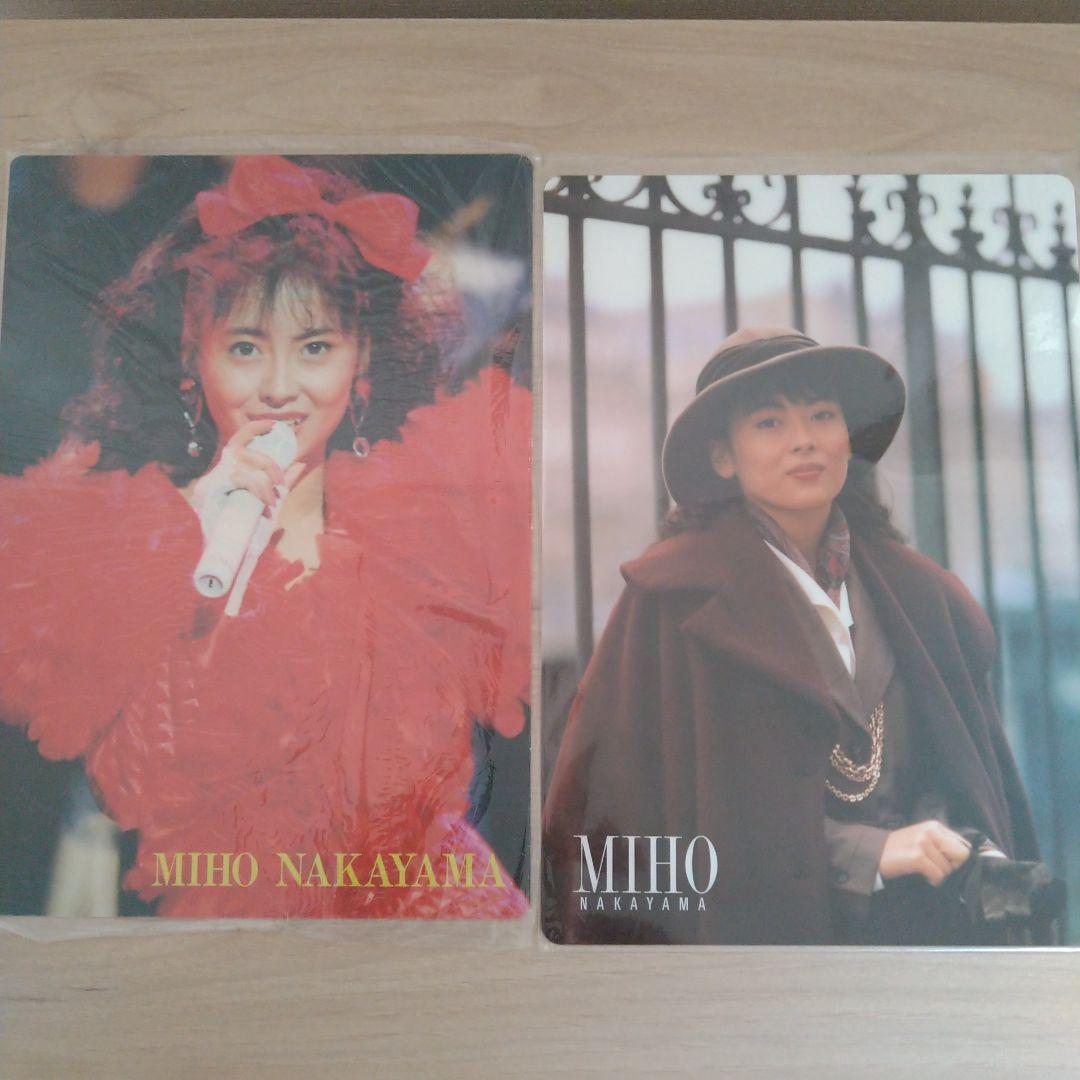 中山美穂　コレクション　1980年代　ラミネートカード　ペンケース etc.