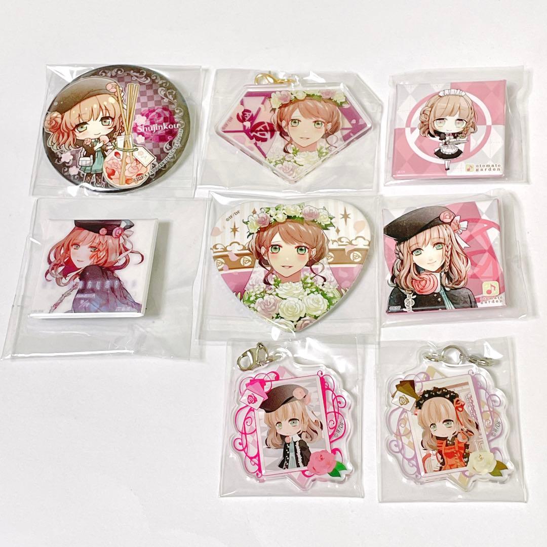 AMNESIA ヒロイン 主人公 缶バッジ アクリルチャーム アムネシア