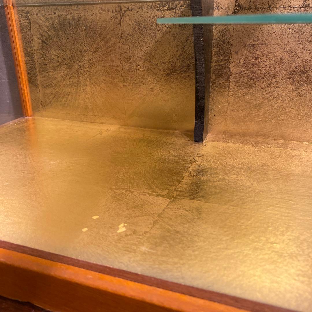 昭和レトロ 二段ショーケース 飾り棚 和家具 インテリア 什器 コレクション用