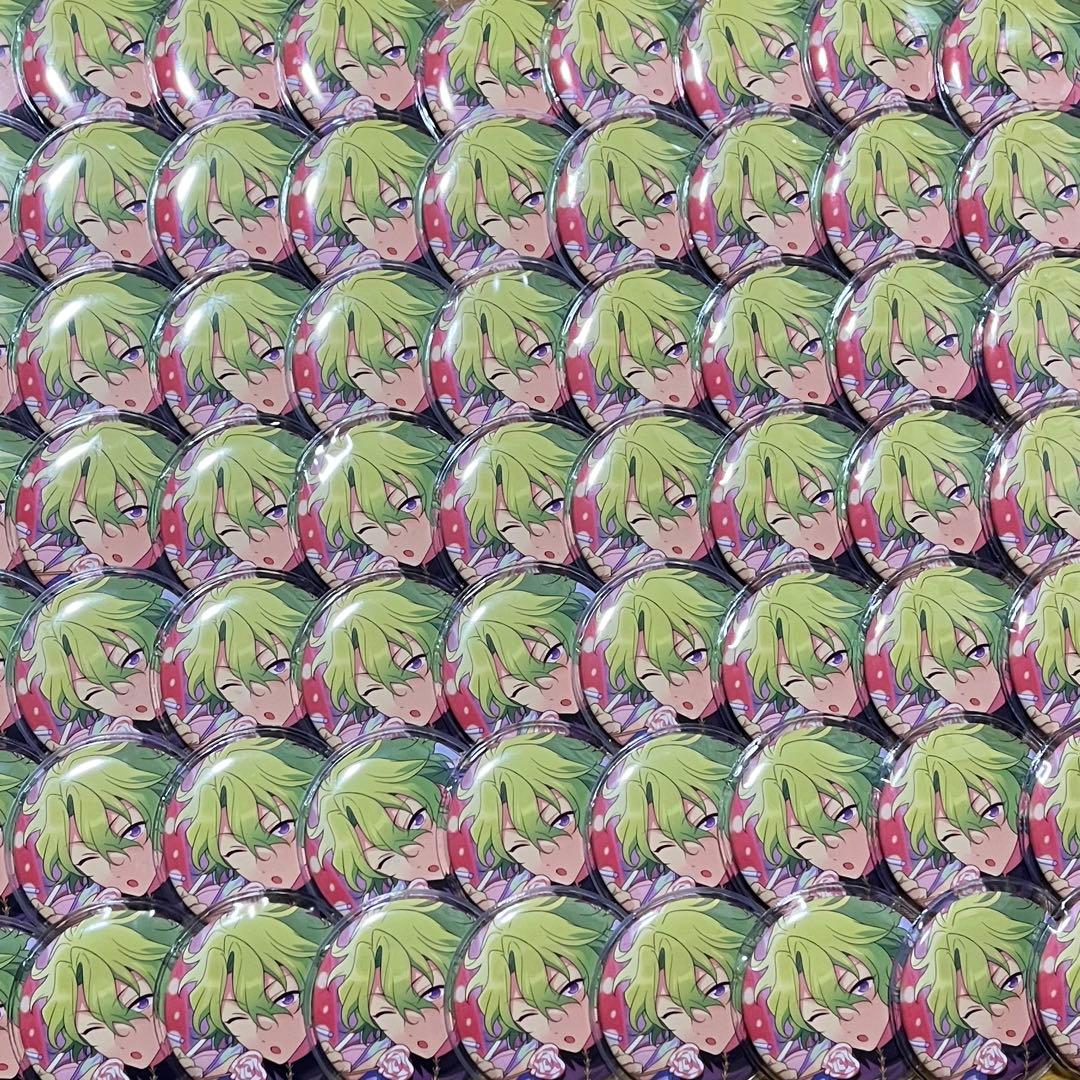 巴日和　缶バッジ 70個