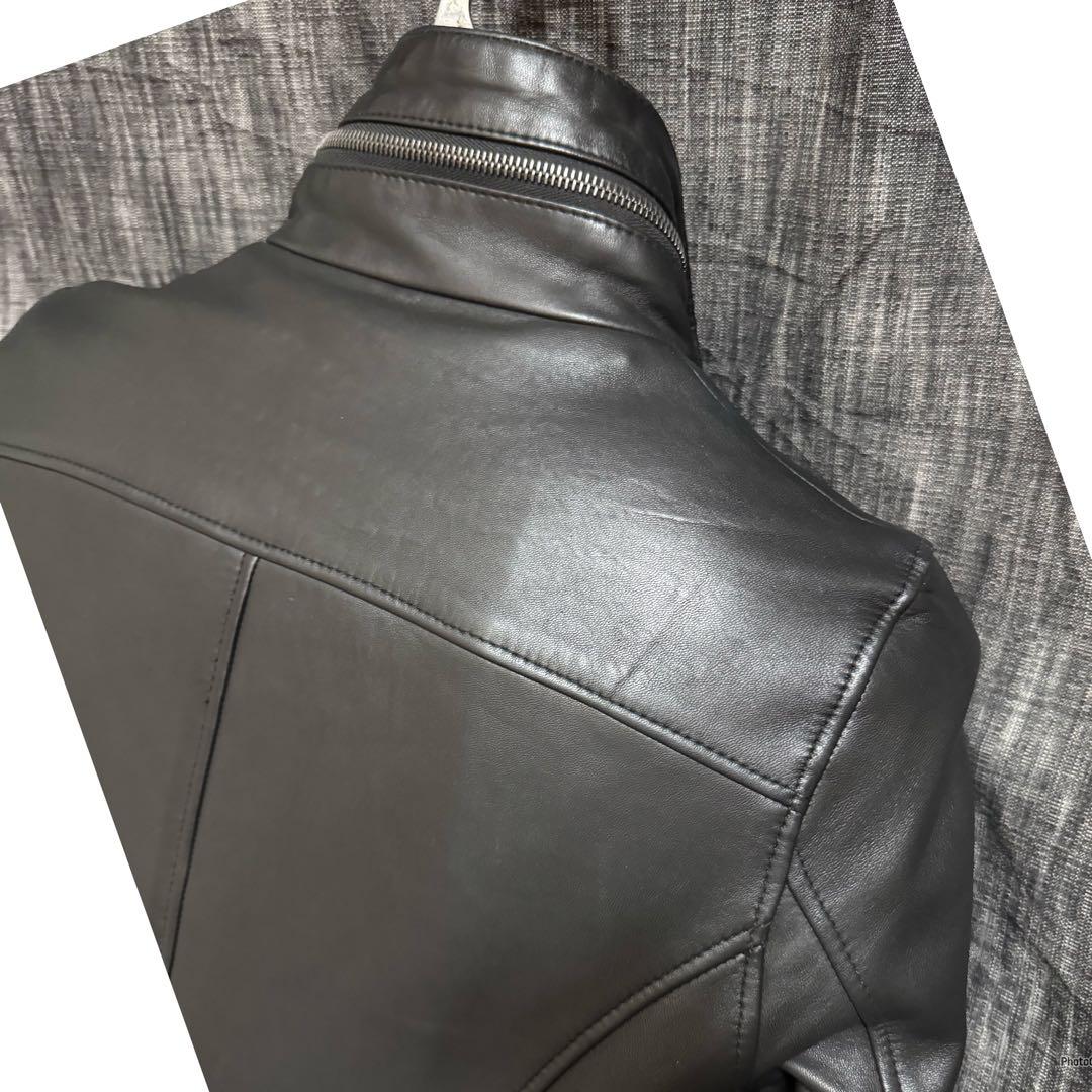 定価20万9000円 junhashimoto スペインラムレザー　ライダース