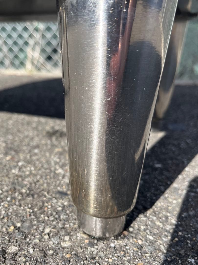 ステンレス作業台 調理台 キャビネット　中棚付き　540×360×800