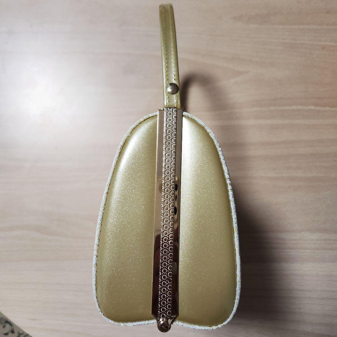 【美品】西陣織 正絹 帯地 使用 高級バッグセット　草履24cm