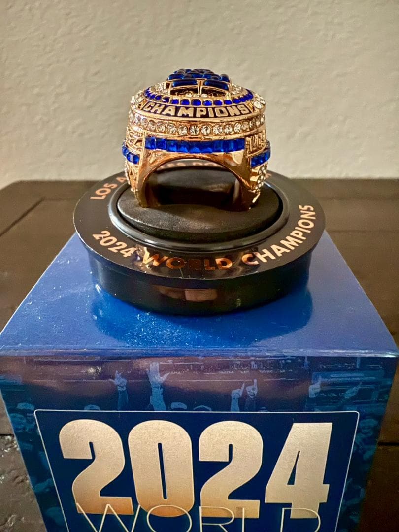 【非売品・限定品】Dodgersアレックス・ベシア 2024チャンピオンリング