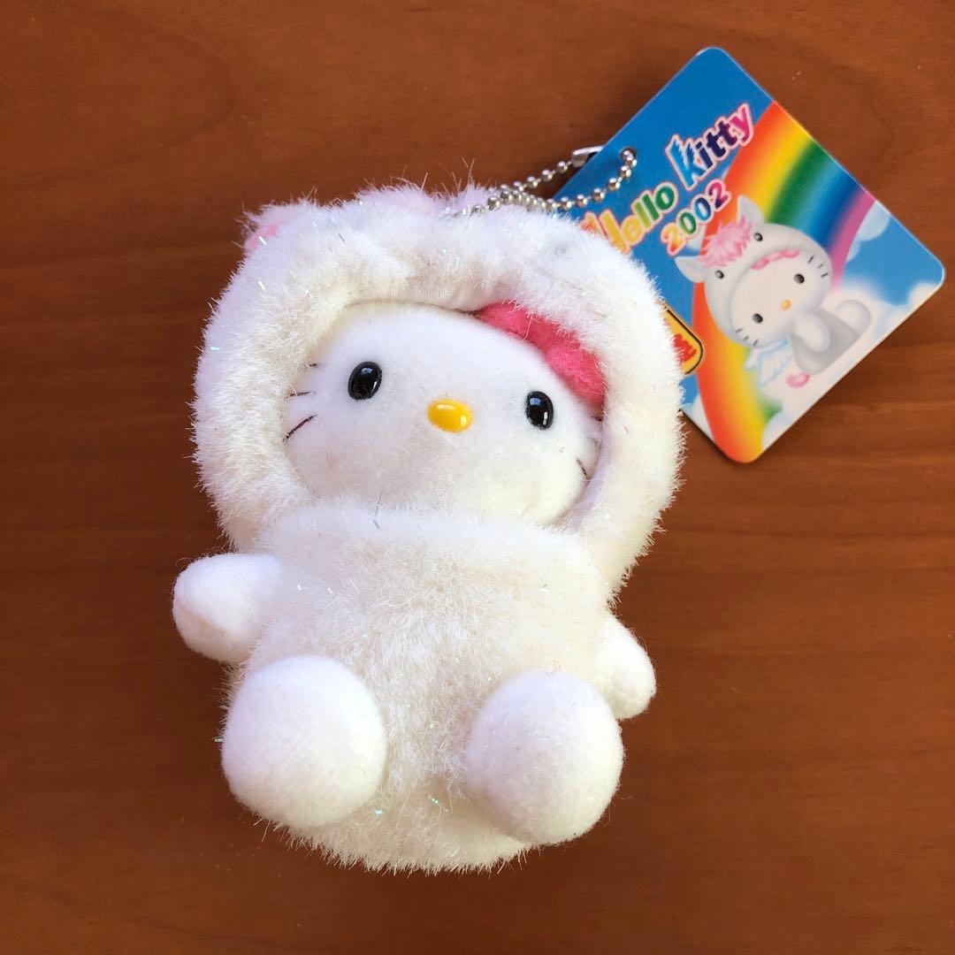 ぬいぐるみキーホルダー　キティちゃん（２００２開運　ラベンダー）【２個セット】