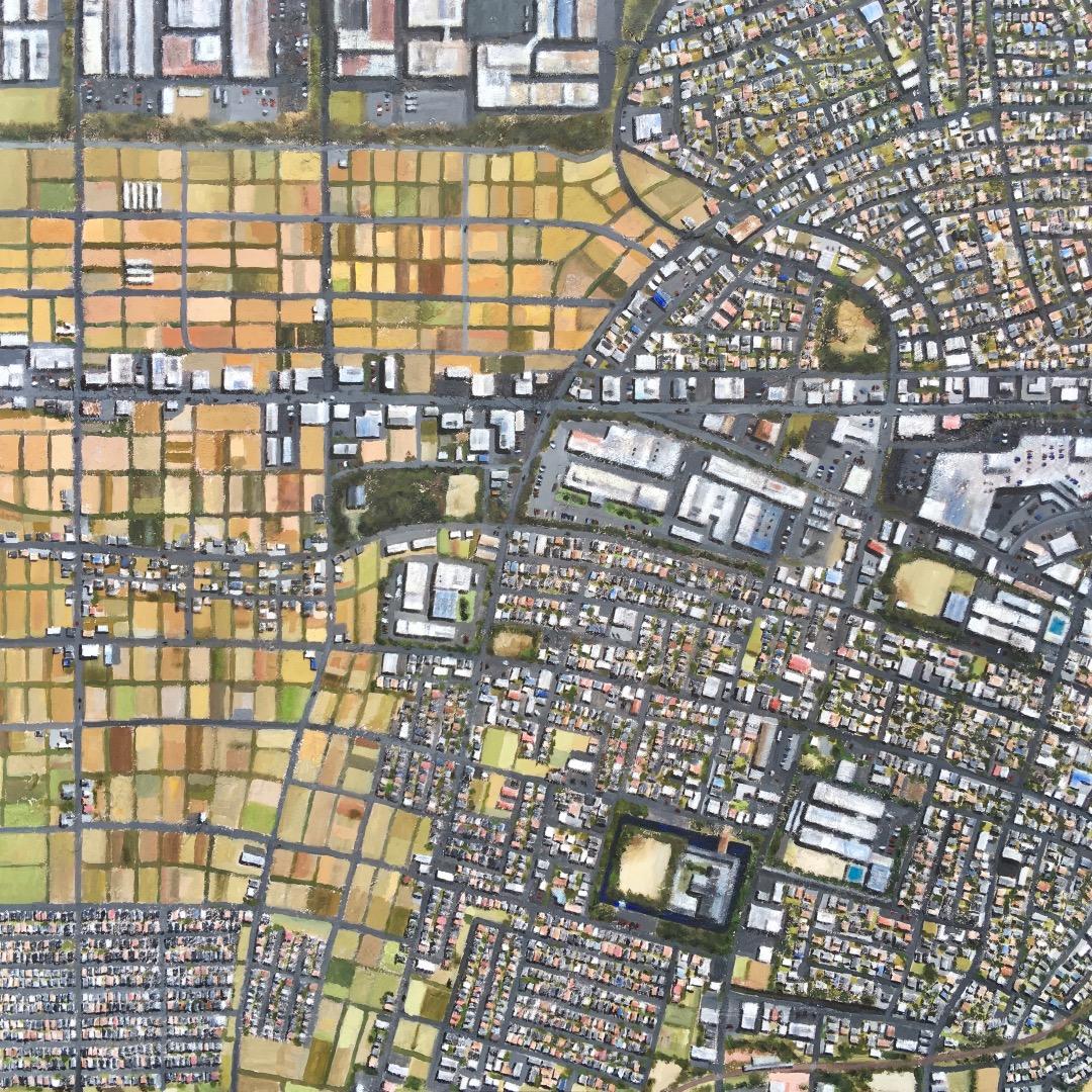 オリジナル絵画作品《Satellite Imagery No. 24》