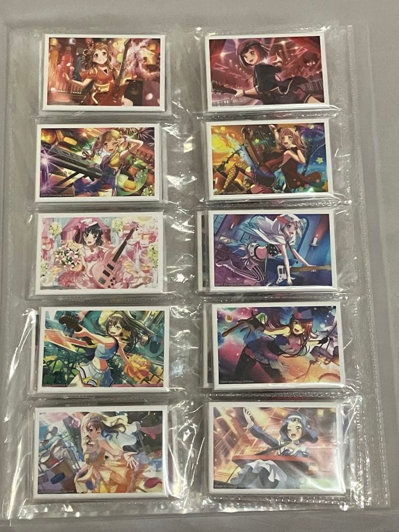 バンドリ　2018年　カフェ　スクエア缶バッジ　フルコン　ピック型缶バッジ