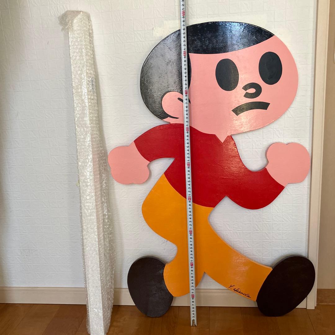 m*n様 実物大サイズのとびだし坊やパネル　棒付き　とびたくんオリジナル　サイン