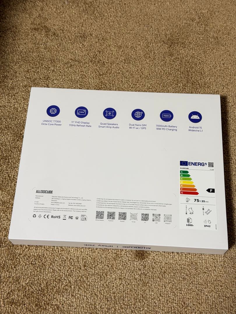 Androidタブレット本体 ALLDOCUBE iPlay70E