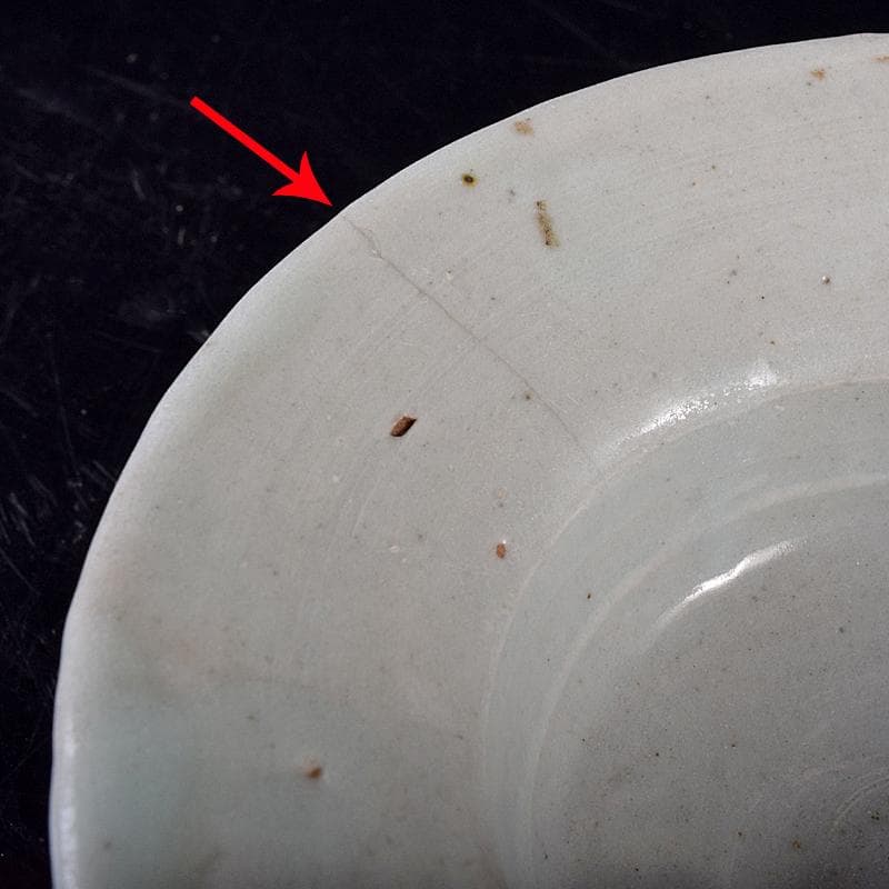 朝鮮美術　李朝　高麗白磁　盃台　杯台　V　R7972