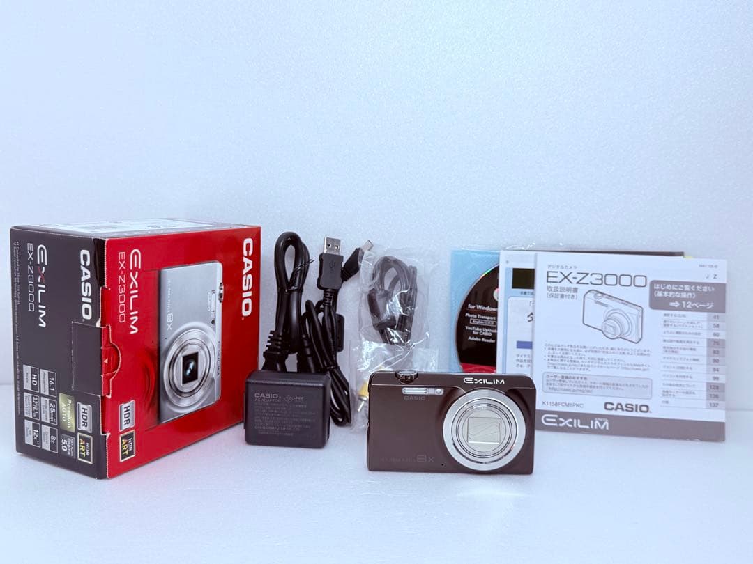 CASIO EXILIM EX-Z3000 動作確認済 コンパクトデジカメ
