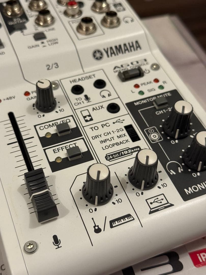 【マイクセット】YAMAHA AG03 オーディオインターフェイス