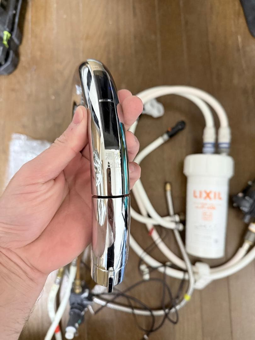 TOTO 混合水栓 シャワーヘッド付き