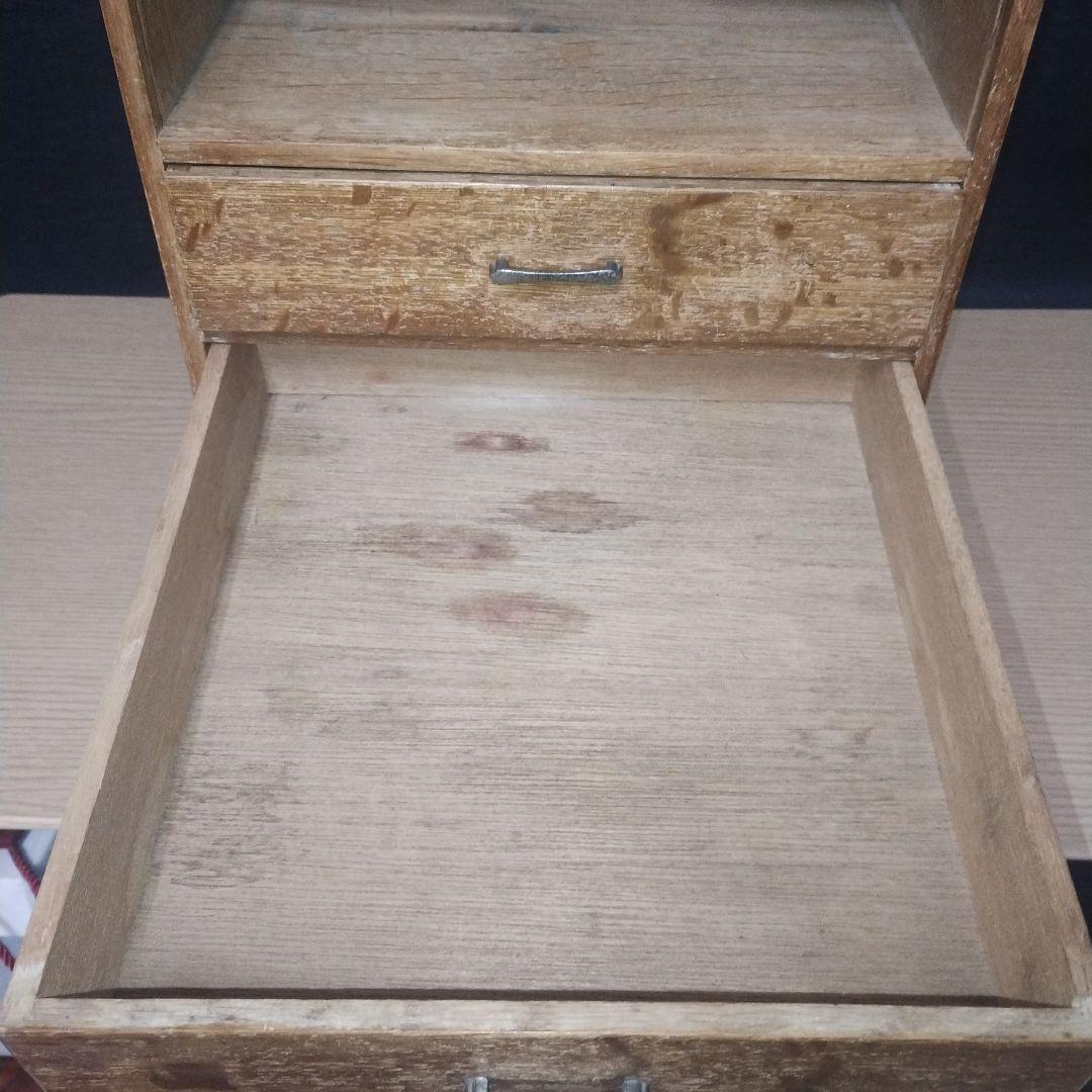 ロールトップダンス ３引き出し 木製