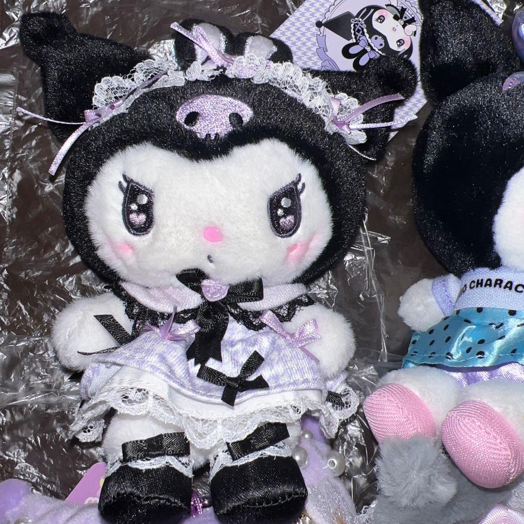 【お顔厳選】サンリオ　クロミKuromi ぬいぐるみセット